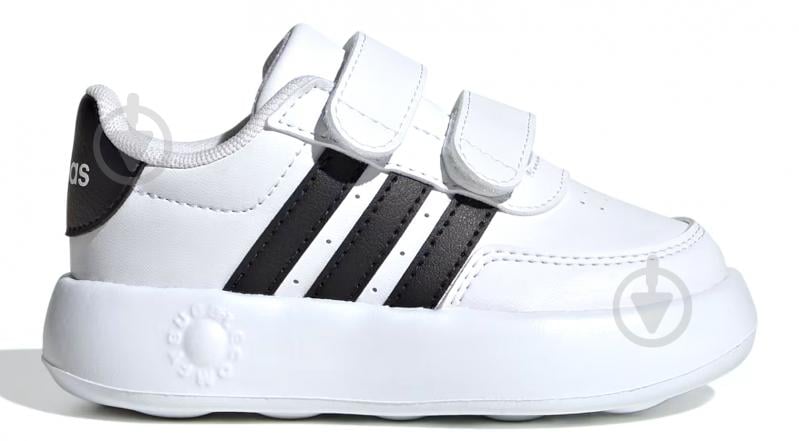 Кросівки дитячі демісезонні Adidas BREAKNET 2.0 CF I ID5276 р.23,5 білі - фото 1