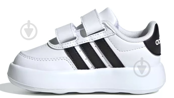 Кросівки дитячі демісезонні Adidas BREAKNET 2.0 CF I ID5276 р.23,5 білі - фото 2