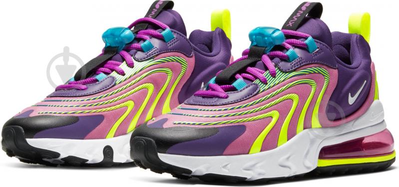 Кроссовки женские демисезонные Nike AIR MAX 270 REACT ENG CK2595-500 р.40,5 фиолетовые - фото 1 Кроссовки женские демисезонные Nike AIR MAX 270 REACT ENG CK2595-500 р.40,5 фиолетовые - фото 1