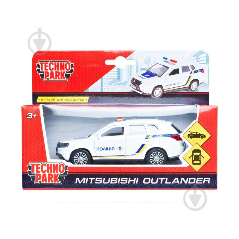 Автомодель Technopark 1:32 Mitsubishi Outlander Police - фото 8
