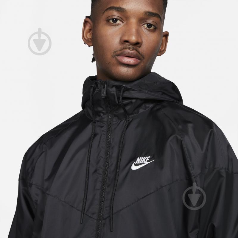 Ветровка мужская демисезонная Nike M NSW HE WR HD WVN JKT DA0001-010 р.XL черная - фото 3