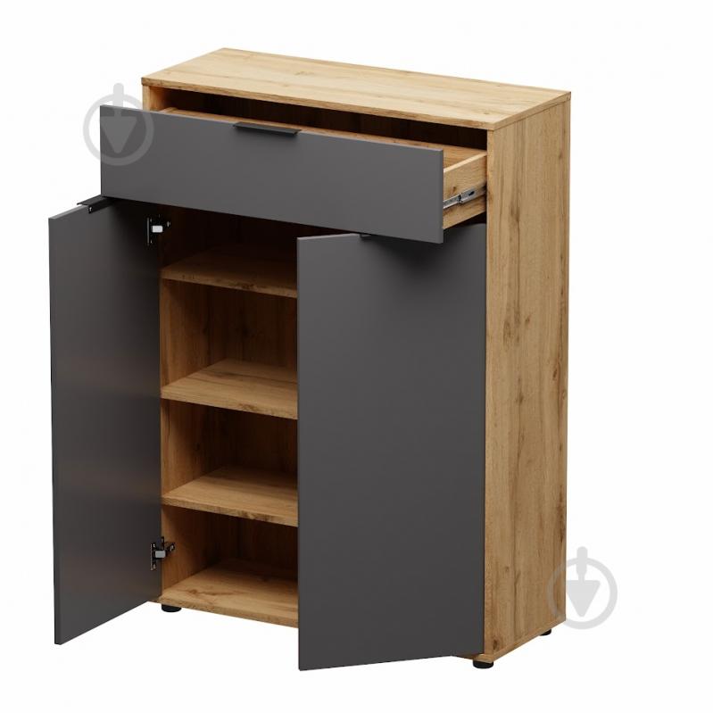 Комод SOKME Nitro дуб вотан /серый - фото 4 Комод SOKME Nitro дуб вотан /серый - фото 4