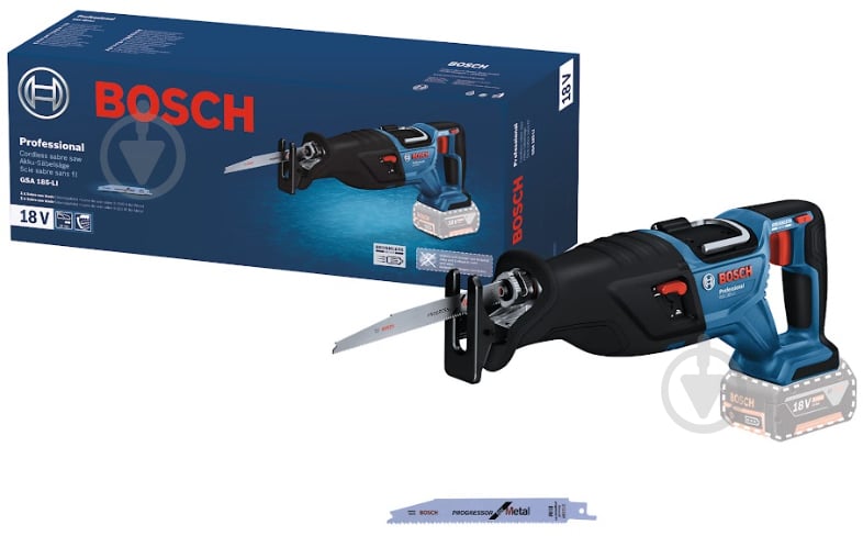 Пила шабельна Bosch Professional GSA 185-LI + подарунок акум.18V 1*4Аг 06016C0020 - фото 4