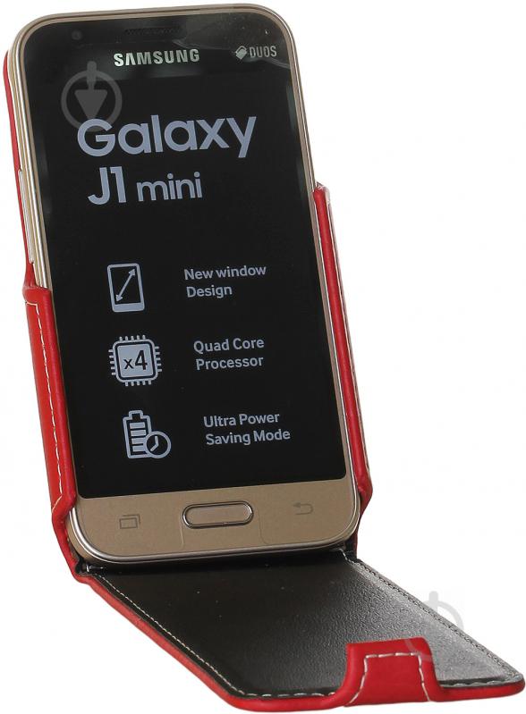 Чехол-флип RED POINT Flip Case для Samsung Galaxy J1 mini J105 red (ФК.77.З.03.23.000) - фото 3