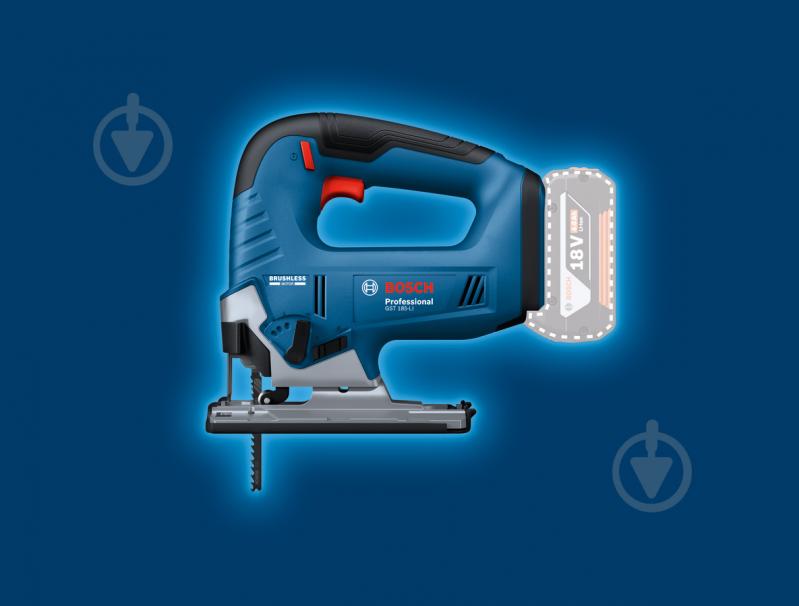 Электролобзик Bosch Professional GST 185-LI SOLO + подарок аккум.18V 1*4Ач 06015B3021 - фото 7