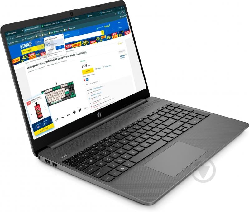 Ноутбук HP Laptop 15s-eq2044ua 15,6" (444P0EA) gray - фото 2