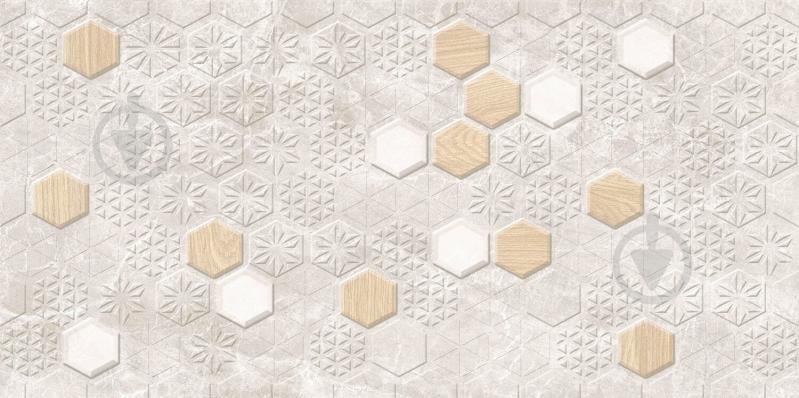 Плитка Golden Tile Zen Hexagons beige ZN1061 30х60 см - фото 1