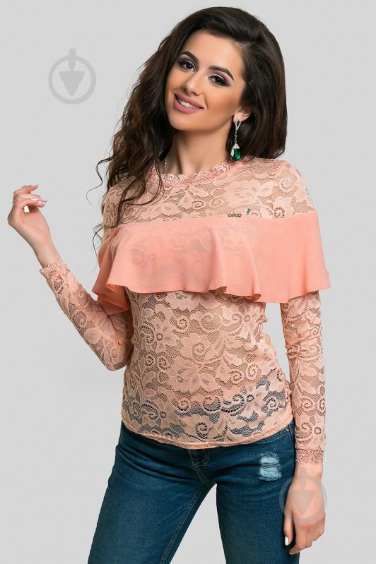 Блуза Azuri р. L персик 5233-23 - фото 1 Блуза Azuri р. L персик 5233-23 - фото 1