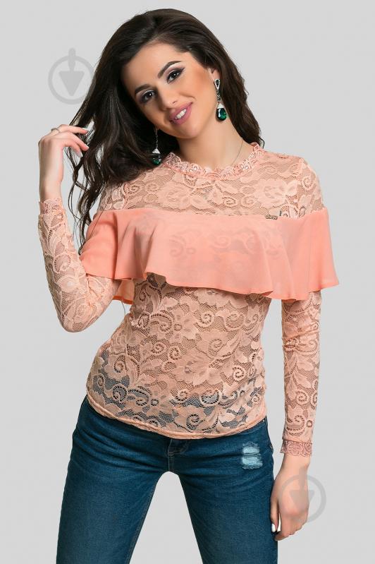 Блуза Azuri р. L персик 5233-23 - фото 2 Блуза Azuri р. L персик 5233-23 - фото 2