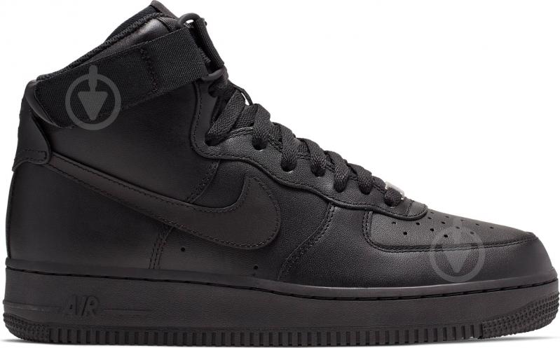 Кросівки жіночі зимові Nike AIR FORCE 1 HIGH 334031-013 р.40 чорні - фото 1