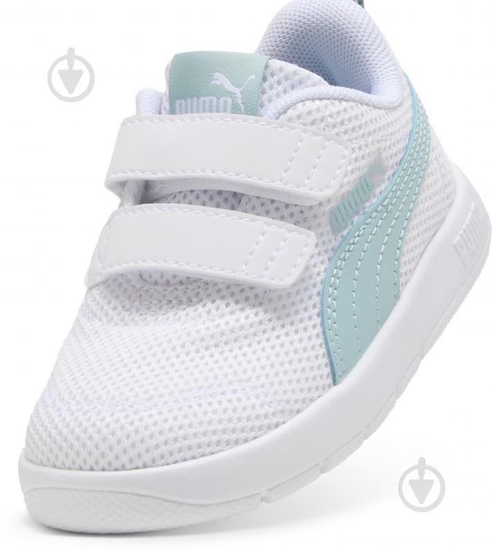 Кроссовки для мальчиков Puma Courtflex V3 Mesh Inf 39808608 р.20 белые - фото 4 Кроссовки для мальчиков Puma Courtflex V3 Mesh Inf 39808608 р.20 белые - фото 4