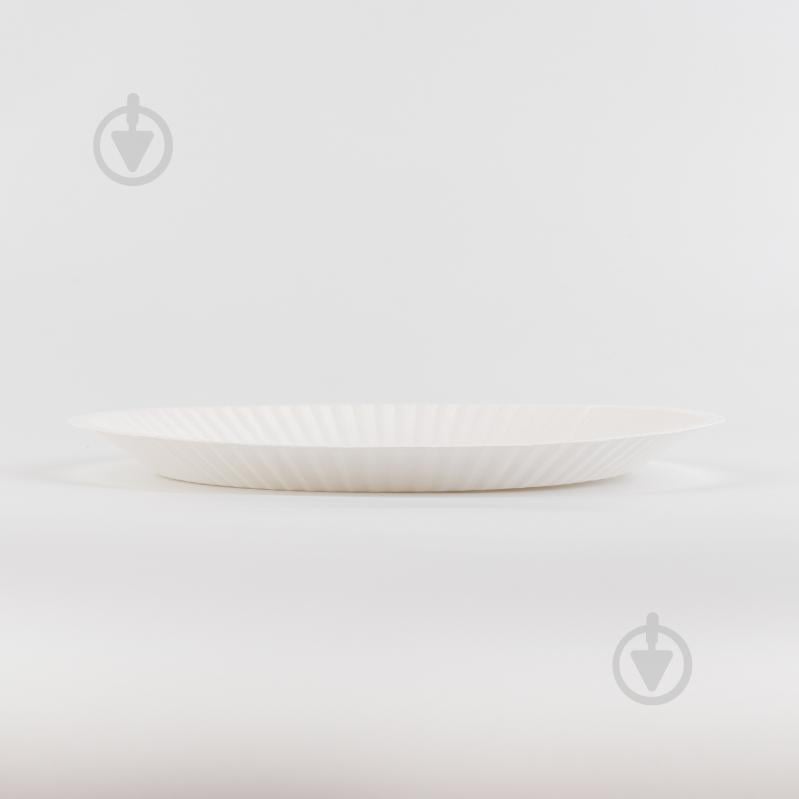 Тарілка картонна біла 180 мм GOPACK 6 шт. - фото 2