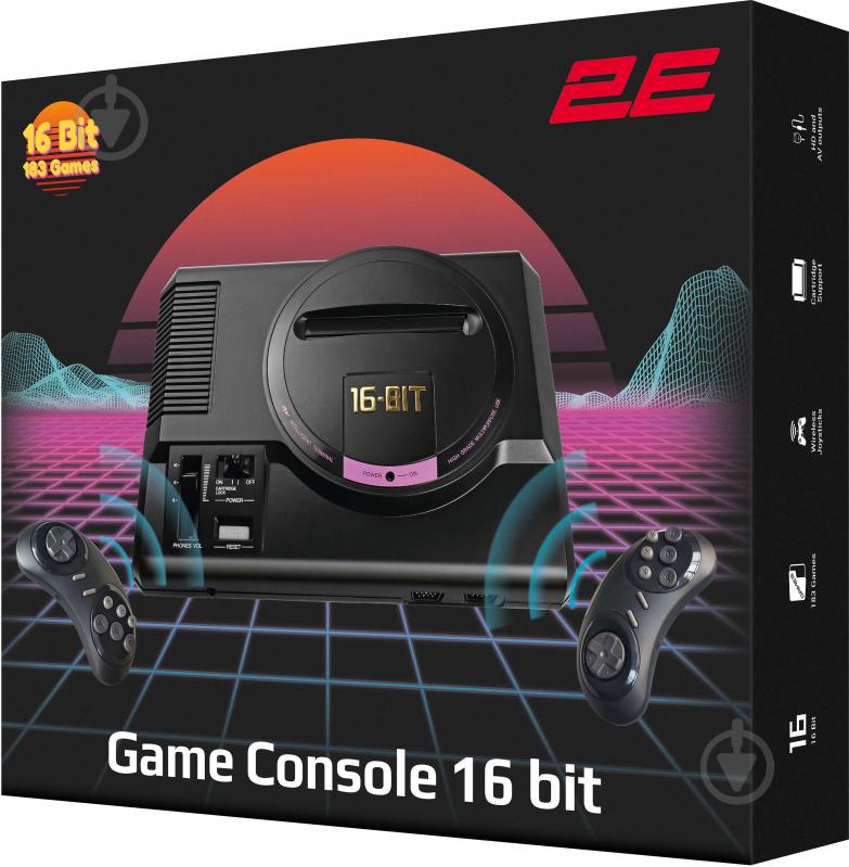 Игровая консоль 2E 16bit HDMI 183 игры black - фото 9