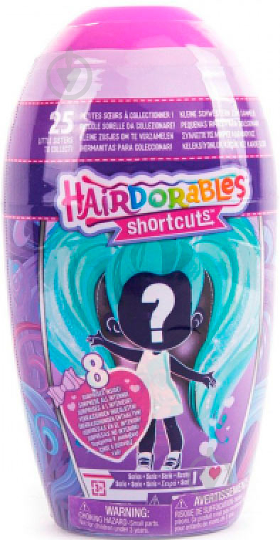 Кукла Hairdorables Short Cuts 7.5 см - фото 1