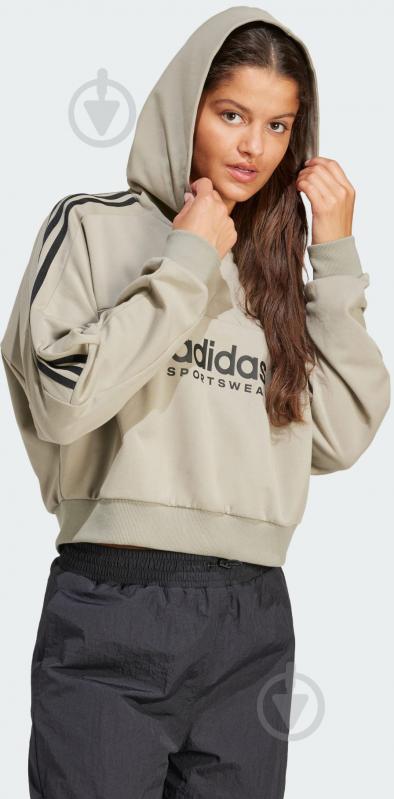 Джемпер Adidas W TIRO HOODIE IS4567 р.XL хаки - фото 4