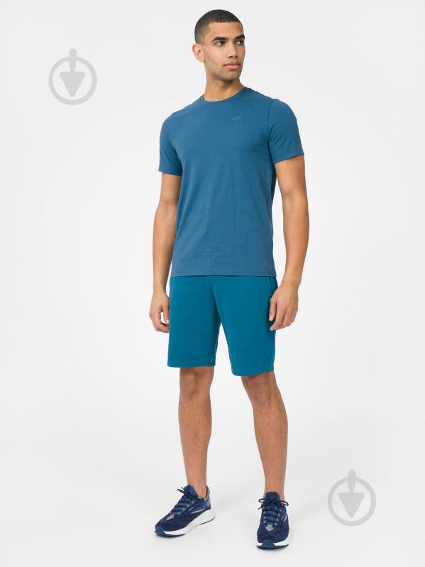 Футболка 4F TSHIRT 4FSS23TTSHM1047-32S р.L синий - фото 6