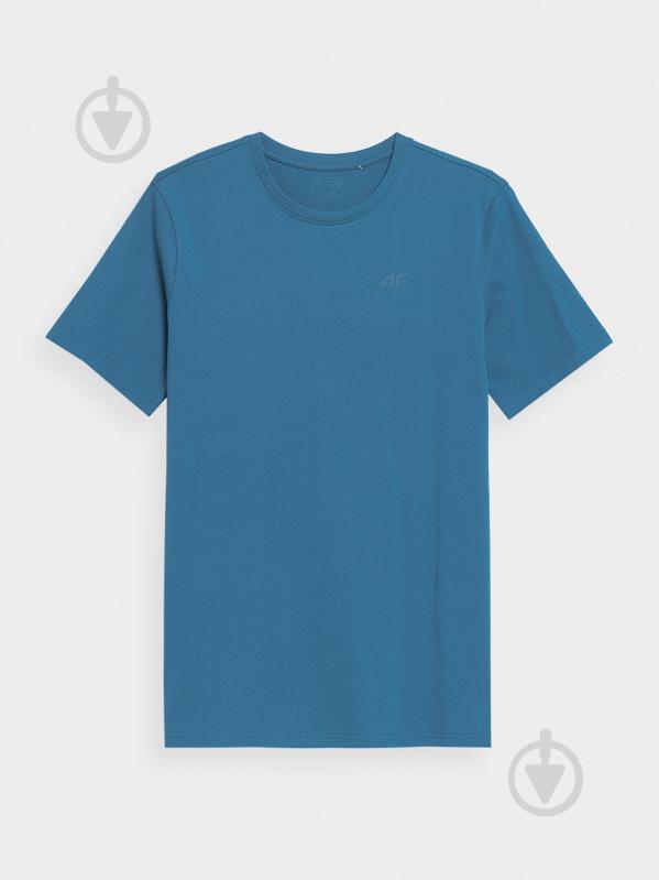 Футболка 4F TSHIRT 4FSS23TTSHM1047-32S р.L синий - фото 8