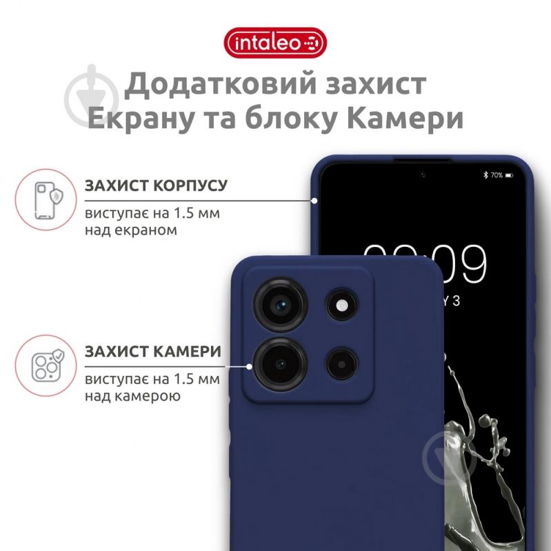 Чехол Intaleo SoftShell для Moto G15/G15 Power синий - фото 3