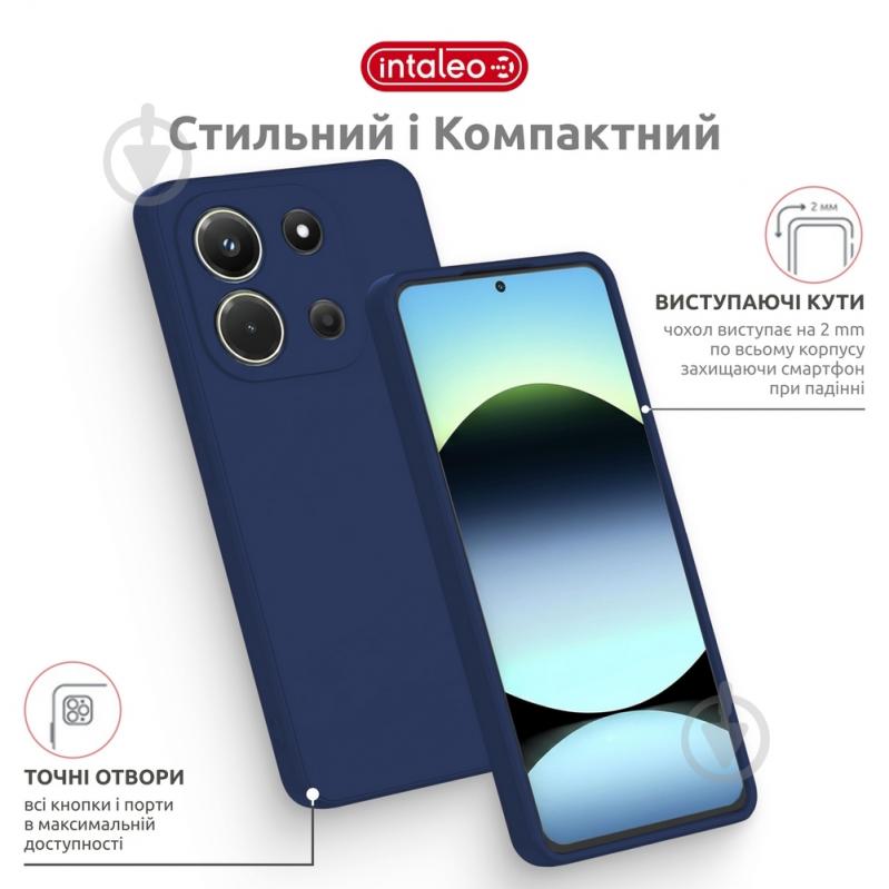 Чехол Intaleo SoftShell для Moto G15/G15 Power синий - фото 4
