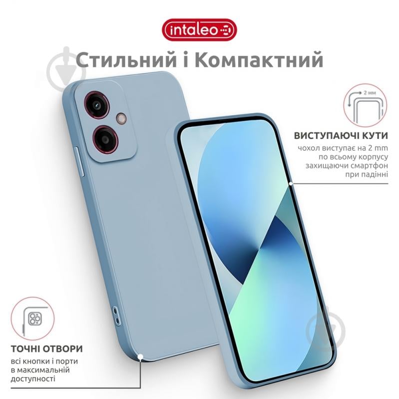 Чохол Intaleo SoftShell для Moto G55 блакитний - фото 4