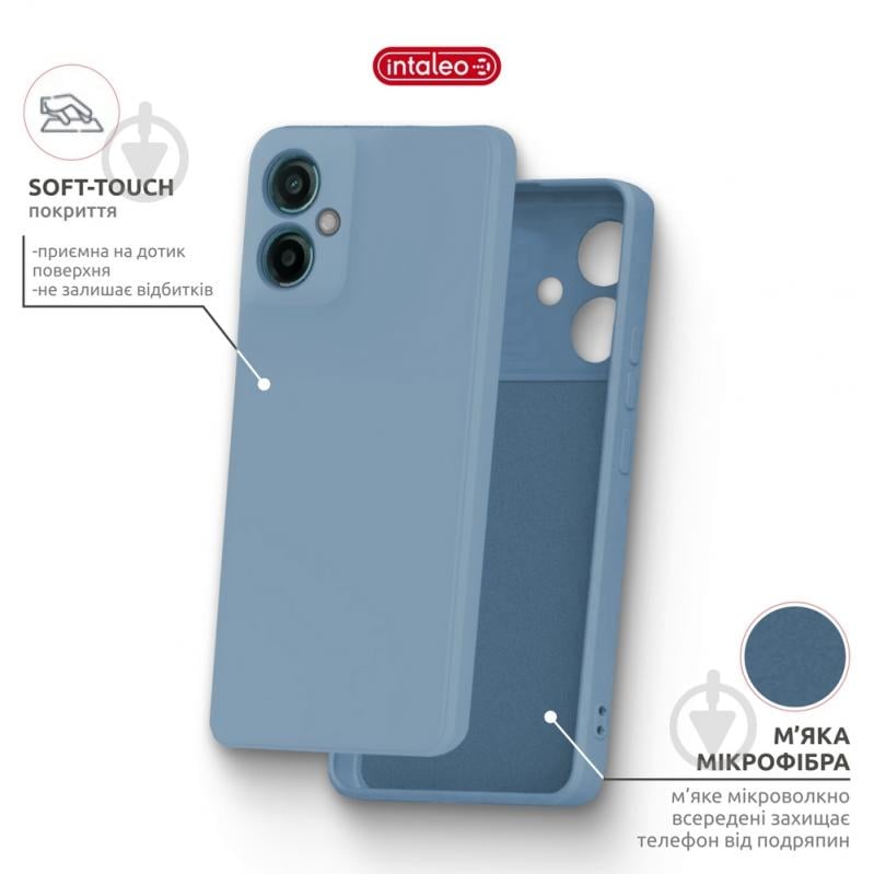 Чохол Intaleo SoftShell для Moto G55 блакитний - фото 5