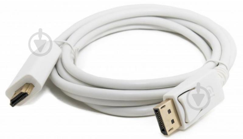 Кабель EXTRADIGITAL DisplayPort - HDMI 2.0, 30 AWG, Gold, PVC 2 м white (KBD1640) - фото 2 Кабель EXTRADIGITAL DisplayPort - HDMI 2.0, 30 AWG, Gold, PVC 2 м white (KBD1640) - фото 2