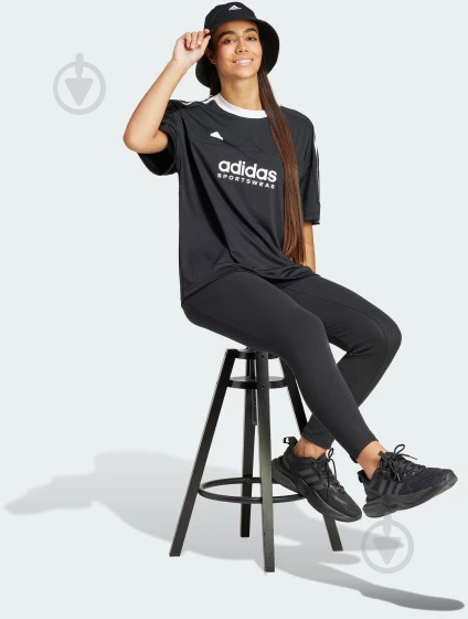 Футболка Adidas W TIRO TEE IS4582 р.M чорний - фото 4