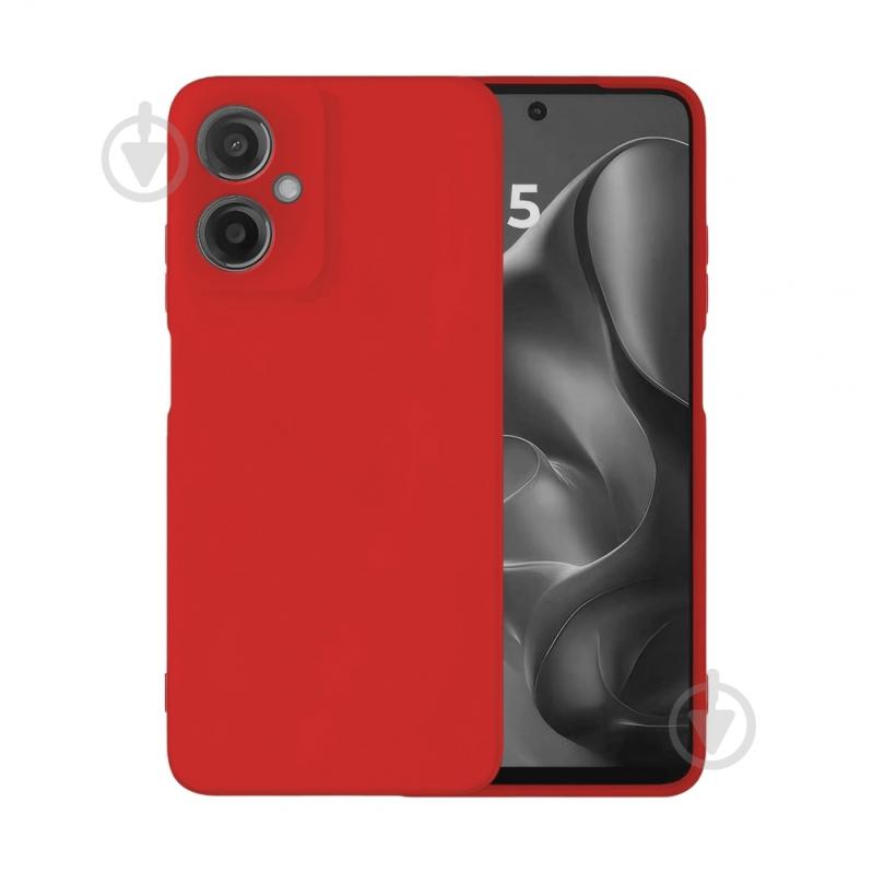 Чехол Intaleo SoftShell для Moto G55 красный - фото 1