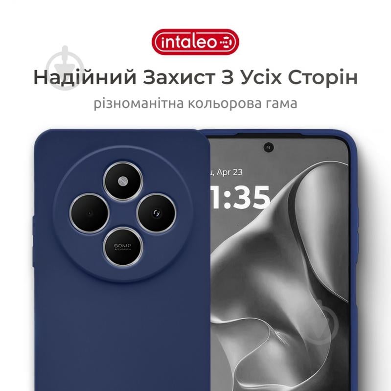 Чехол Intaleo SoftShell синий для Xiaomi Redmi 14C - фото 2