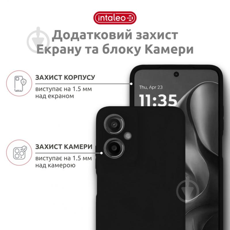 Чохол Intaleo SoftShell для Moto G55 чорний - фото 3