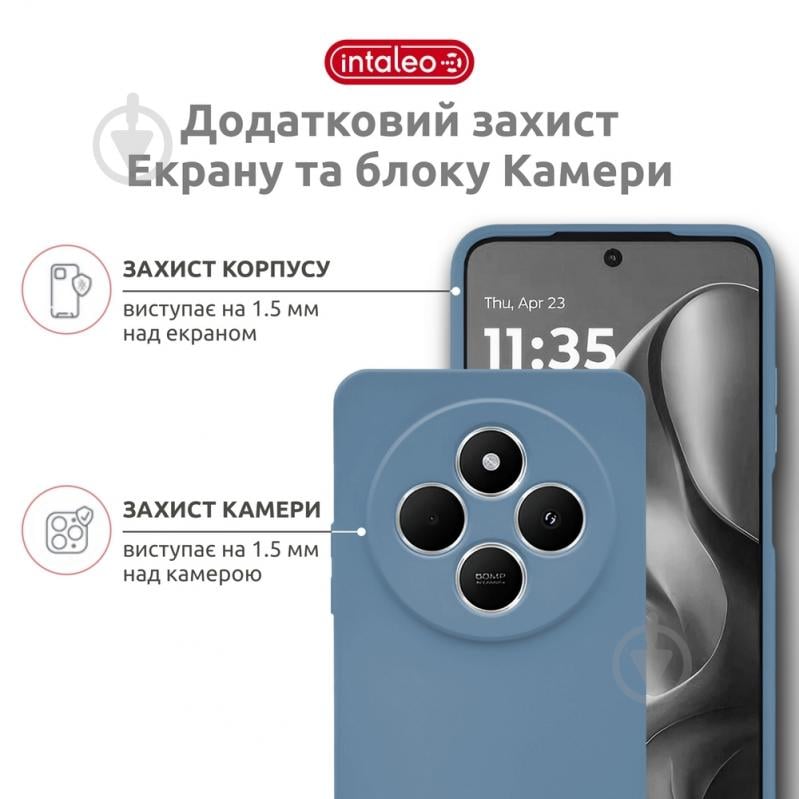 Чехол Intaleo SoftShell голубой для Xiaomi Redmi A4 - фото 3 Чехол Intaleo SoftShell голубой для Xiaomi Redmi A4 - фото 3