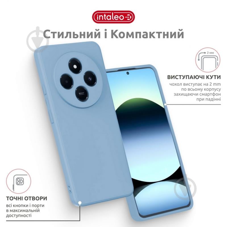 Чехол Intaleo SoftShell голубой для Xiaomi Redmi A4 - фото 4 Чехол Intaleo SoftShell голубой для Xiaomi Redmi A4 - фото 4