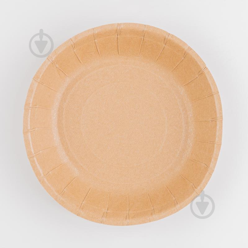 Тарелка картонная крафт 200x35 мм GOPACK 600 мл 6 шт. - фото 2 Тарелка картонная крафт 200x35 мм GOPACK 600 мл 6 шт. - фото 2