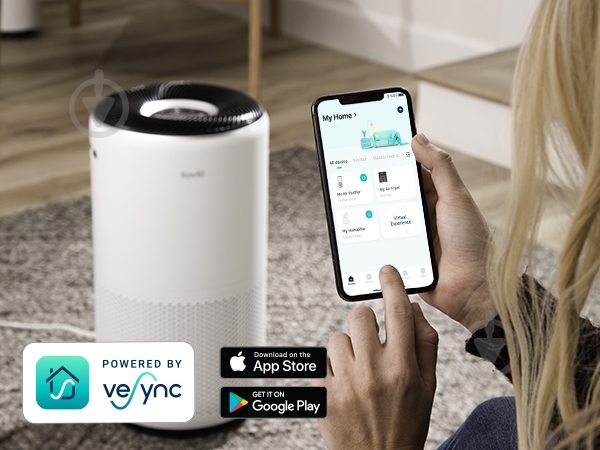 Очищувач повітря Levoit Core 400S Smart Air Purifier White - фото 4