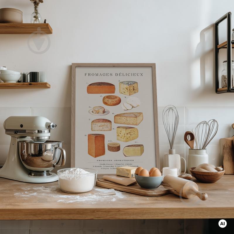 Картина Fromages 30x40 см Styler OB-22820 - фото 7 Картина Fromages 30x40 см Styler OB-22820 - фото 7