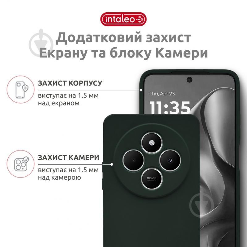Чехол Intaleo SoftShell темно-зеленый для Xiaomi Redmi A4 - фото 3