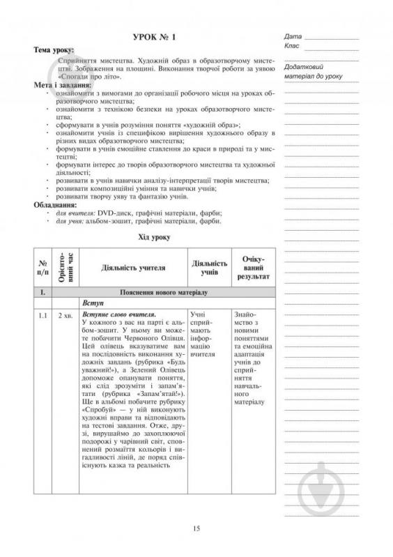 Посібник для навчання Сергій Федун «Уроки образотворчого мистецтва : посібник для вчител - фото 8