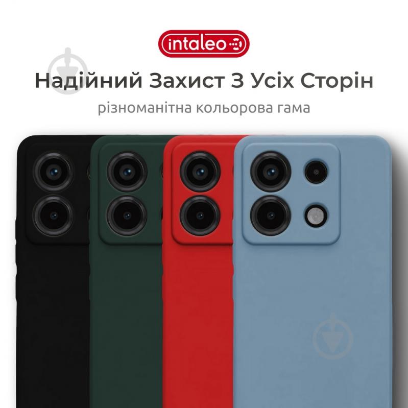 Чехол Intaleo SoftShell голубой для Xiaomi Redmi Note 13 Pro 4G - фото 2