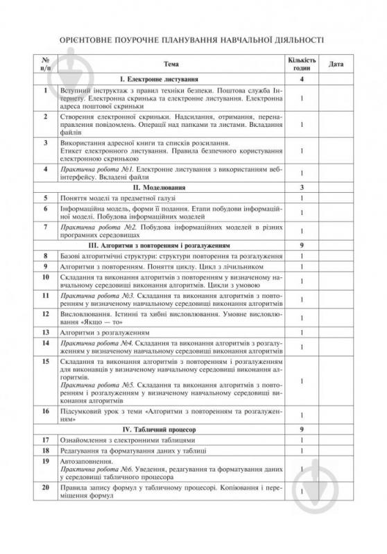 Посібник для навчання Ольга Казанцева «Інформатика : конспекти уроків : 7 кл. (до підруч. О.П. Казанцевої) + БД» 978-966 - фото 4