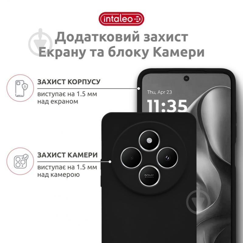 Чехол Intaleo SoftShell черный для Xiaomi Redmi A4 - фото 3 Чехол Intaleo SoftShell черный для Xiaomi Redmi A4 - фото 3