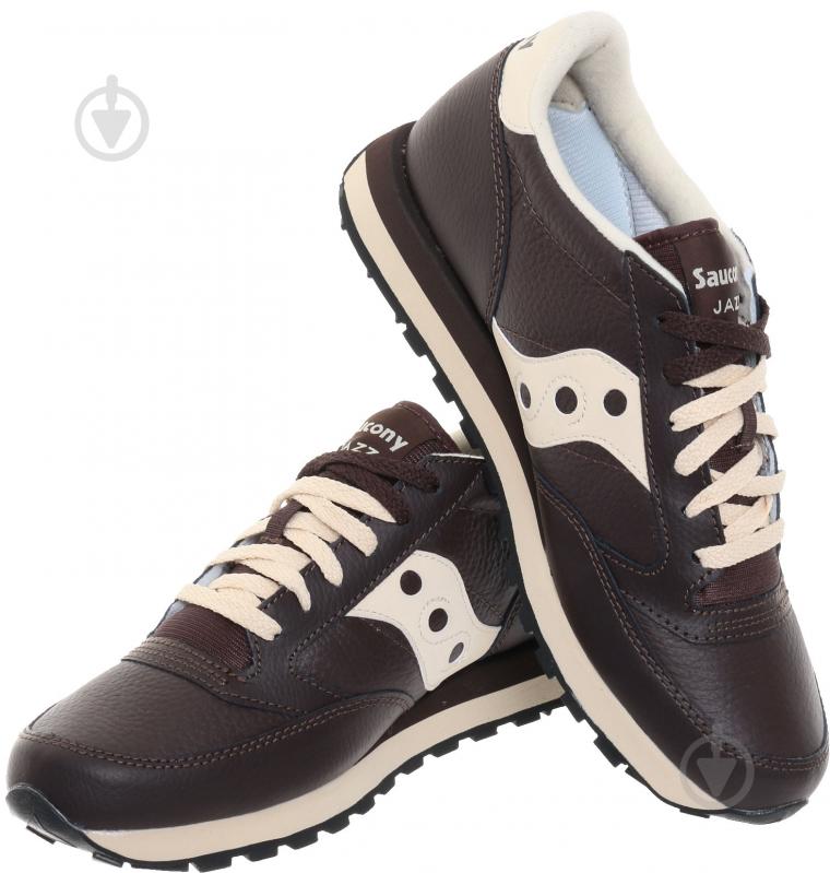 Кроссовки Saucony Jazz o Leather 70175-2 р.11 коричневый - фото 1