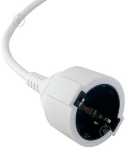 Кабель живлення EXTRADIGITAL Euro Power Cable, Euro Plug-Socket, 16 AWG 30 м білий (KBP1658) - фото 4