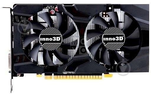 Видеокарта Inno3D GeForce GTX 1050 Ti Twin X2 4GB GDDR5 128bit (N105T-1DDV-M5CM) - фото 2