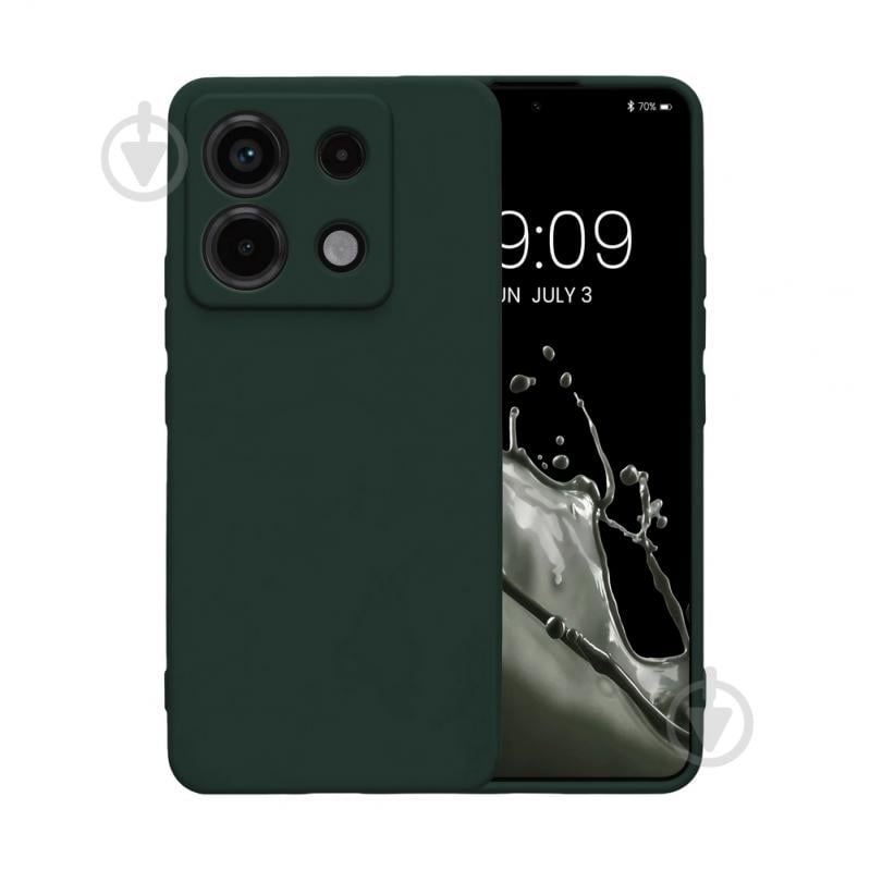 Чохол Intaleo SoftShell темно-зелений для Xiaomi Redmi Note 13 Pro 4G - фото 1