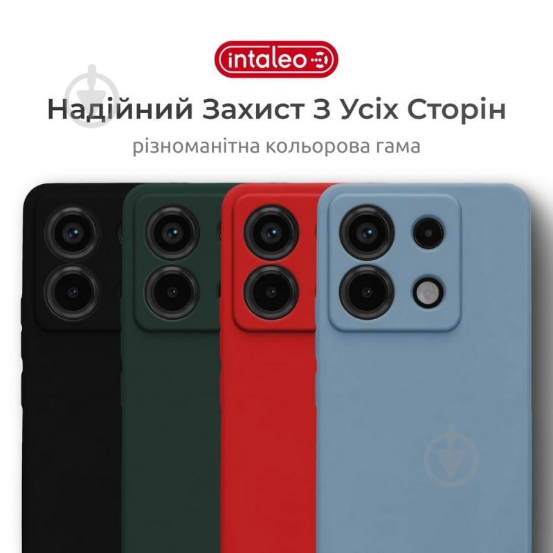 Чохол Intaleo SoftShell темно-зелений для Xiaomi Redmi Note 13 Pro 4G - фото 2