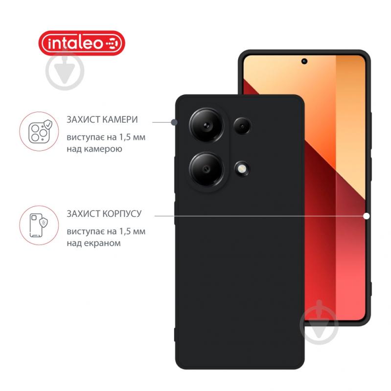 Чохол Intaleo SoftShell чорний для Xiaomi Redmi Note 13 Pro 4G - фото 3