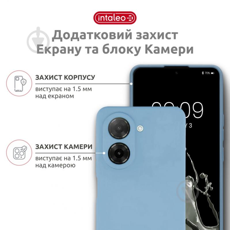 Чехол Intaleo SoftShell голубой для Xiaomi Redmi A5 - фото 3