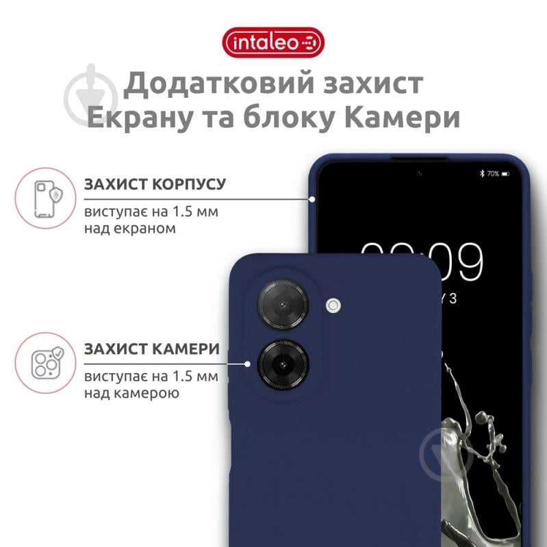 Чехол Intaleo SoftShell синий для Xiaomi Redmi A5 - фото 3 Чехол Intaleo SoftShell синий для Xiaomi Redmi A5 - фото 3