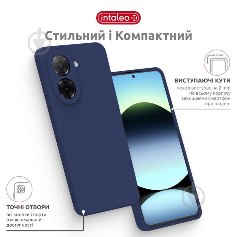 Чехол Intaleo SoftShell синий для Xiaomi Redmi A5 - фото 4 Чехол Intaleo SoftShell синий для Xiaomi Redmi A5 - фото 4