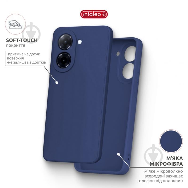 Чехол Intaleo SoftShell синий для Xiaomi Redmi A5 - фото 5 Чехол Intaleo SoftShell синий для Xiaomi Redmi A5 - фото 5